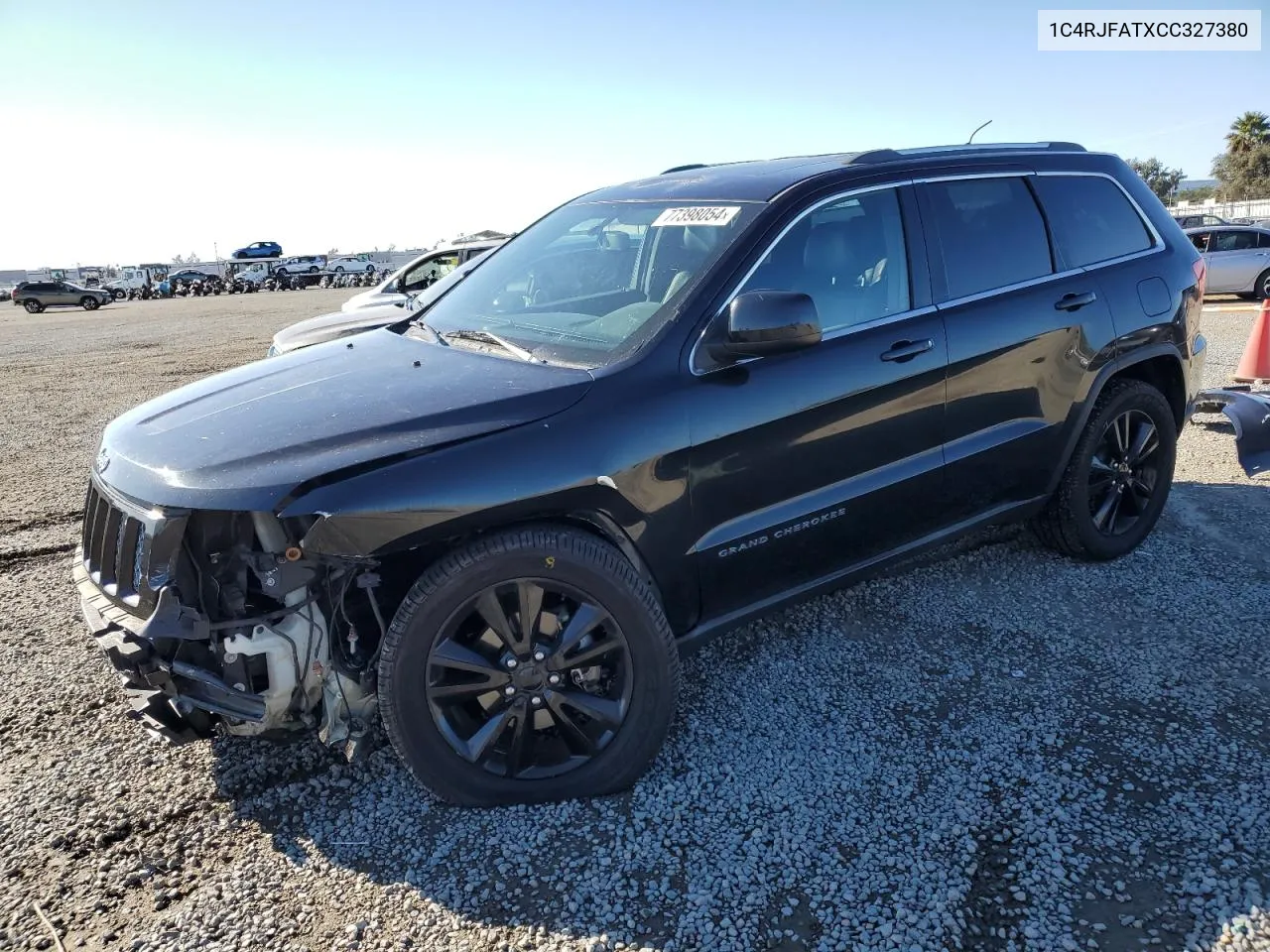 2012 Jeep Grand Cherokee Laredo VIN: 1C4RJFATXCC327380 Lot: 77398054