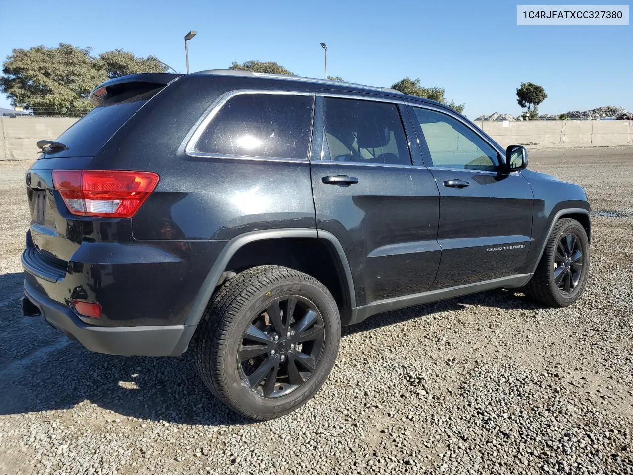 2012 Jeep Grand Cherokee Laredo VIN: 1C4RJFATXCC327380 Lot: 77398054