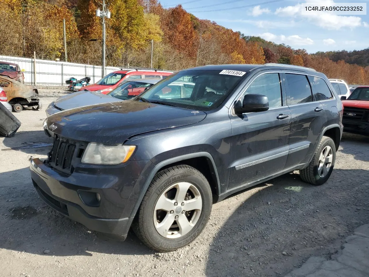 2012 Jeep Grand Cherokee Laredo VIN: 1C4RJFAG9CC233252 Lot: 77415364