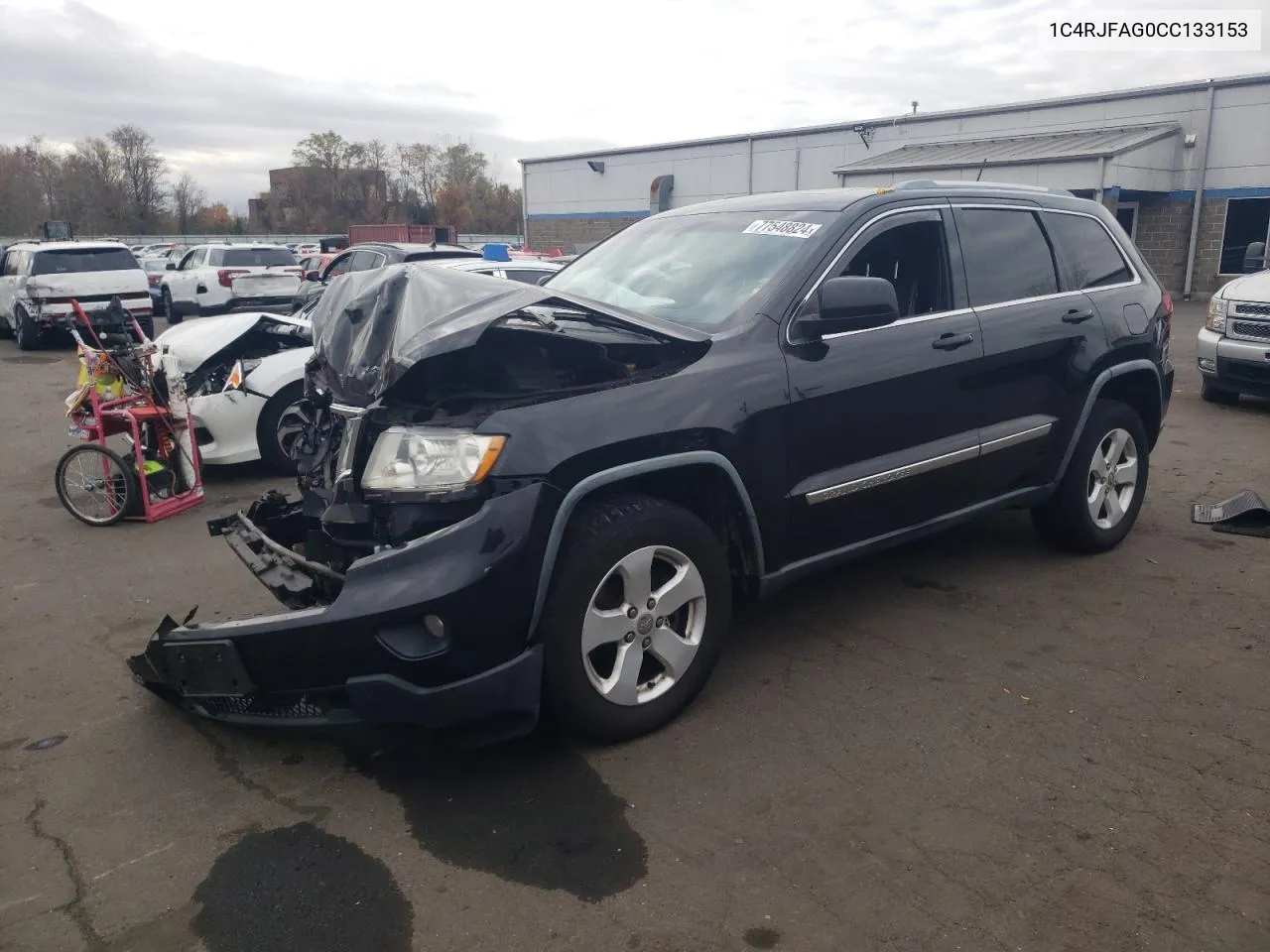 2012 Jeep Grand Cherokee Laredo VIN: 1C4RJFAG0CC133153 Lot: 77548824