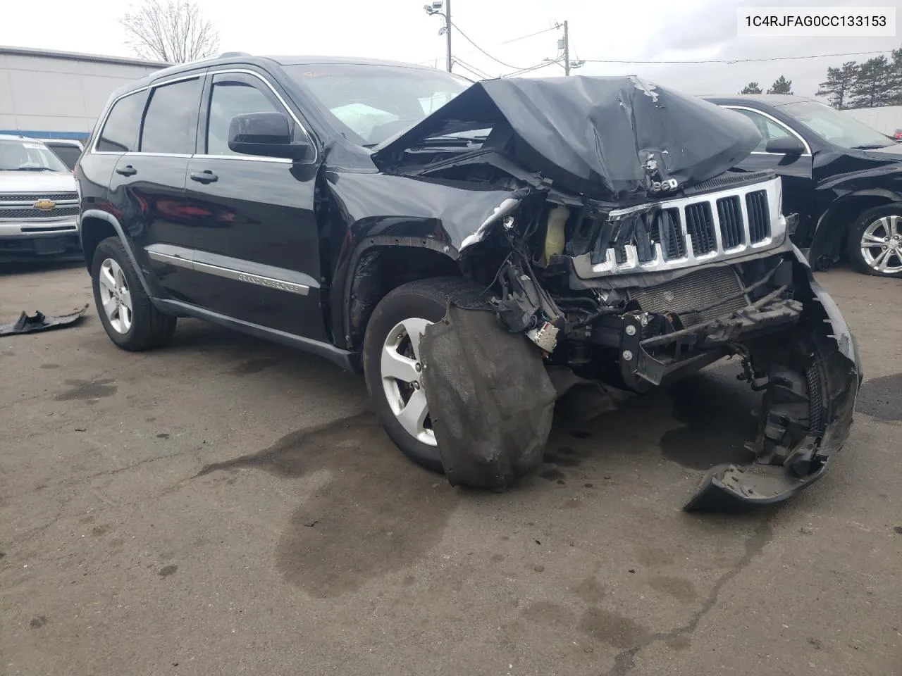 2012 Jeep Grand Cherokee Laredo VIN: 1C4RJFAG0CC133153 Lot: 77548824