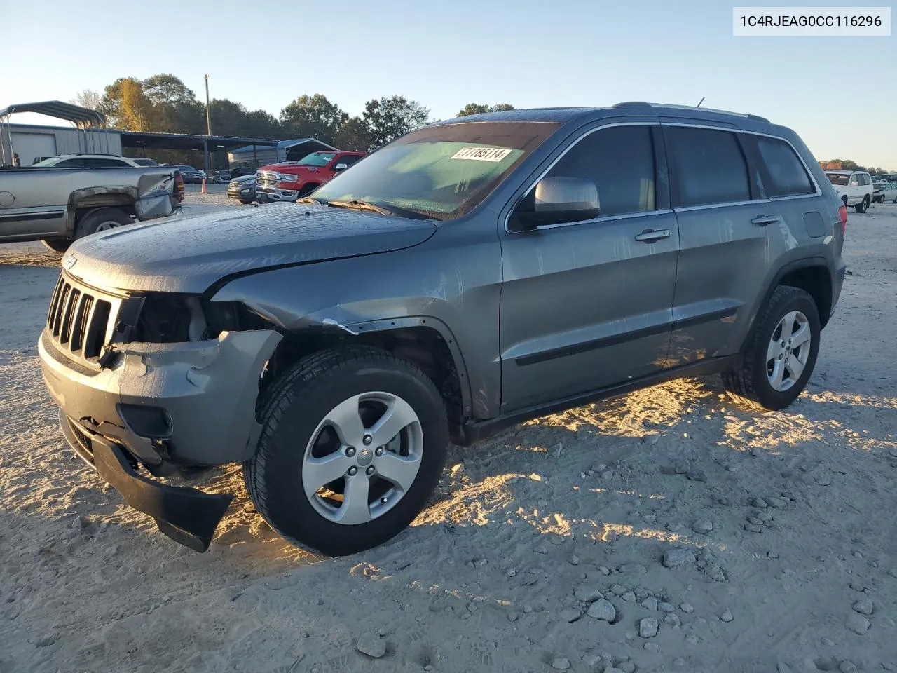 2012 Jeep Grand Cherokee Laredo VIN: 1C4RJEAG0CC116296 Lot: 77785114