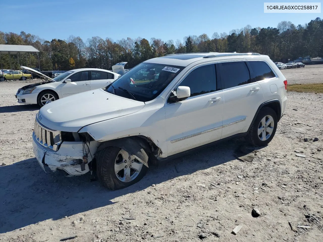 2012 Jeep Grand Cherokee Laredo VIN: 1C4RJEAGXCC258817 Lot: 78237844