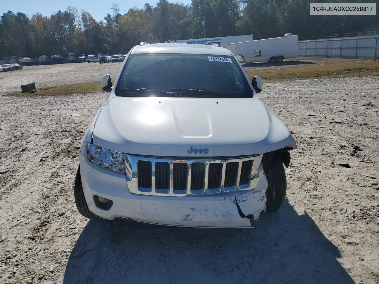 2012 Jeep Grand Cherokee Laredo VIN: 1C4RJEAGXCC258817 Lot: 78237844