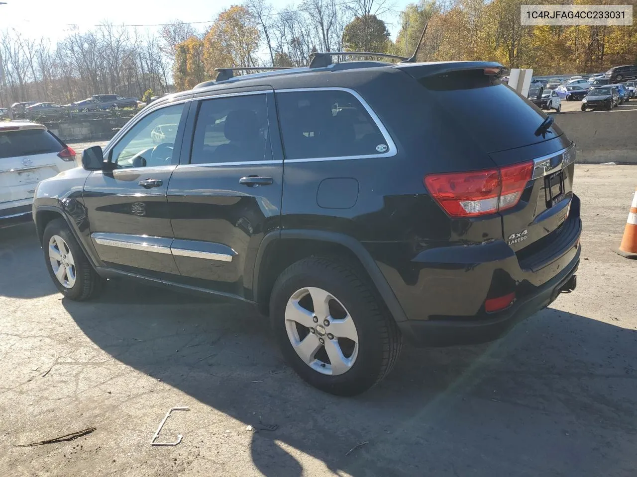 2012 Jeep Grand Cherokee Laredo VIN: 1C4RJFAG4CC233031 Lot: 78718814