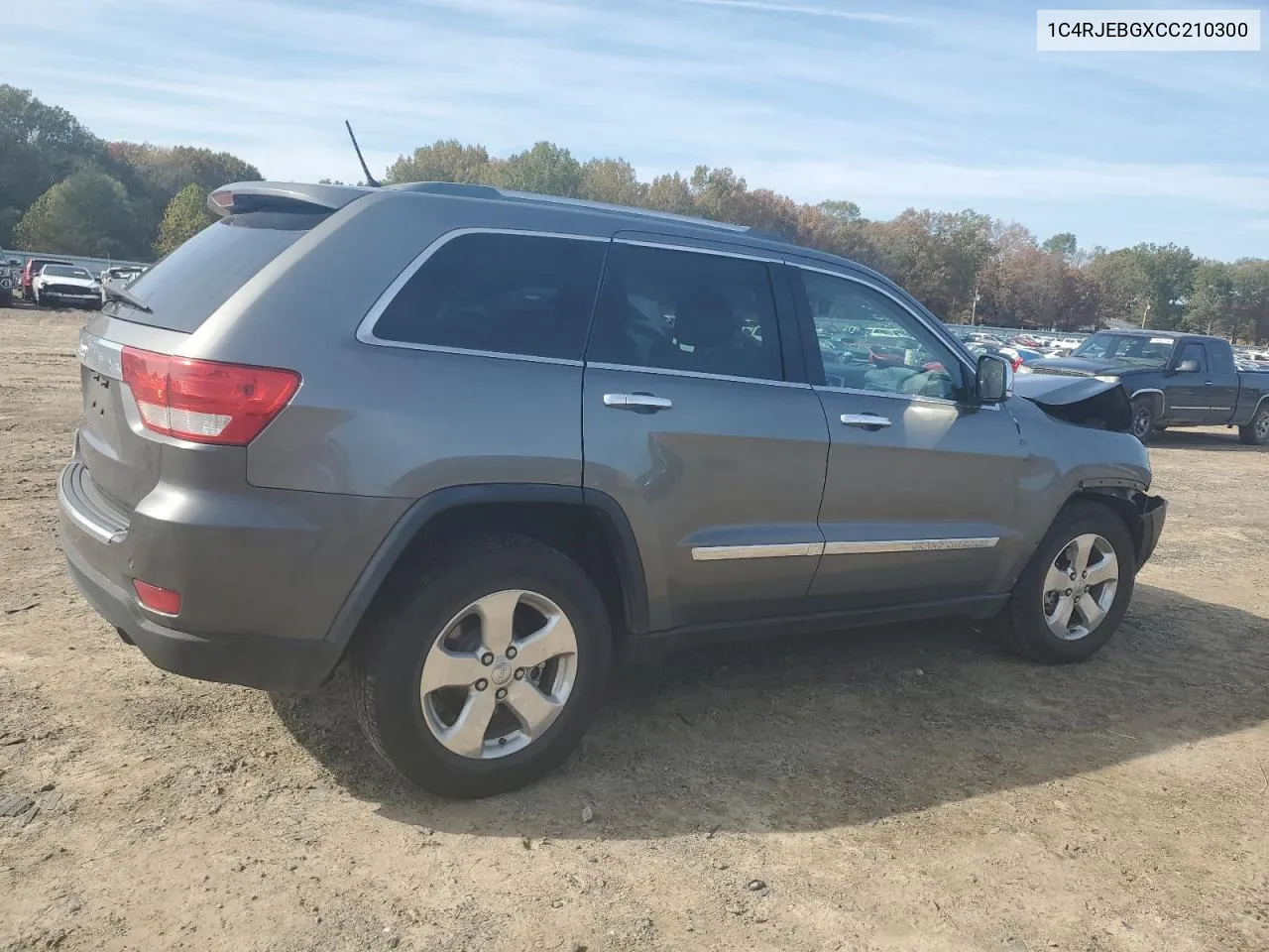 2012 Jeep Grand Cherokee Limited VIN: 1C4RJEBGXCC210300 Lot: 78840234