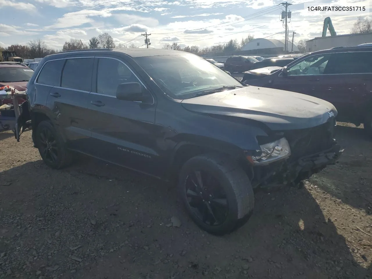 2012 Jeep Grand Cherokee Laredo VIN: 1C4RJFAT3CC351715 Lot: 79173884