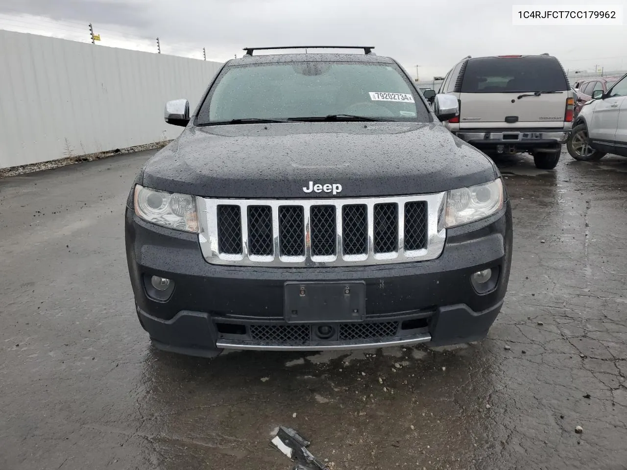 2012 Jeep Grand Cherokee Overland VIN: 1C4RJFCT7CC179962 Lot: 79202734