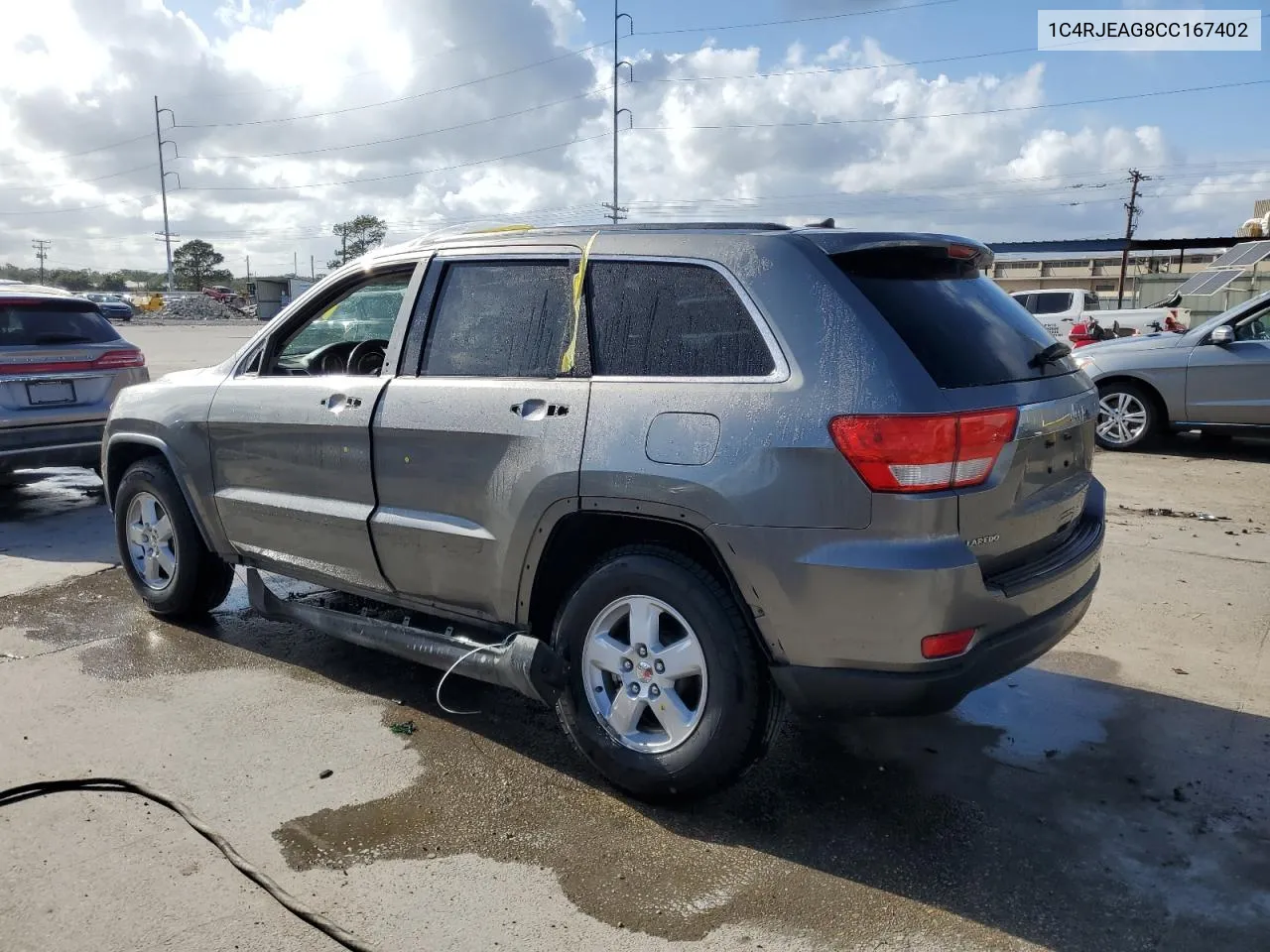 2012 Jeep Grand Cherokee Laredo VIN: 1C4RJEAG8CC167402 Lot: 79219234