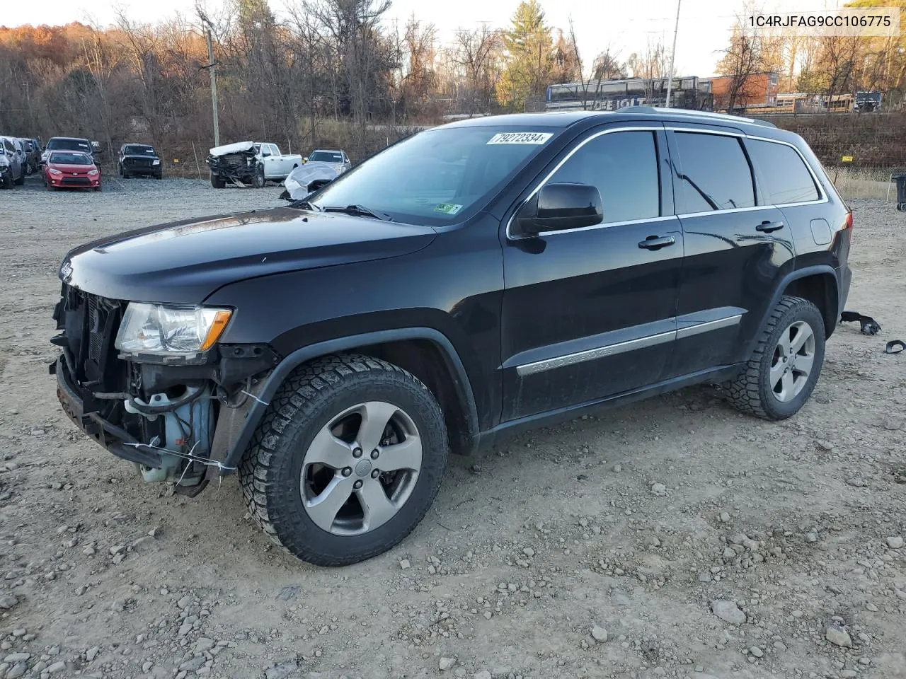 2012 Jeep Grand Cherokee Laredo VIN: 1C4RJFAG9CC106775 Lot: 79272334