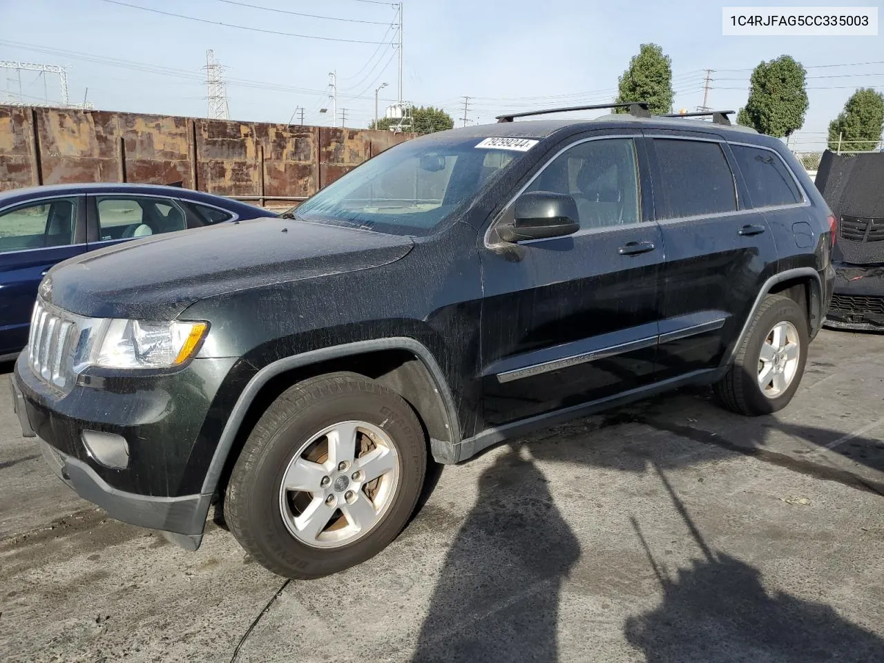 2012 Jeep Grand Cherokee Laredo VIN: 1C4RJFAG5CC335003 Lot: 79299244