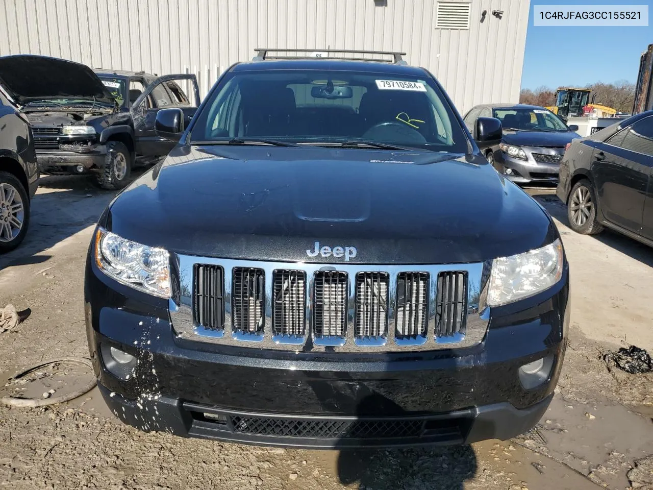 2012 Jeep Grand Cherokee Laredo VIN: 1C4RJFAG3CC155521 Lot: 79710584