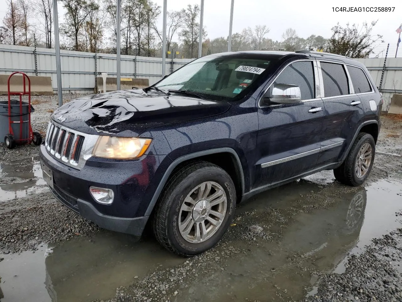 2012 Jeep Grand Cherokee Laredo VIN: 1C4RJEAG1CC258897 Lot: 79824794