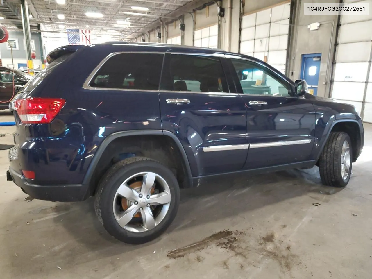 2012 Jeep Grand Cherokee Overland VIN: 1C4RJFCG2CC272651 Lot: 80345834