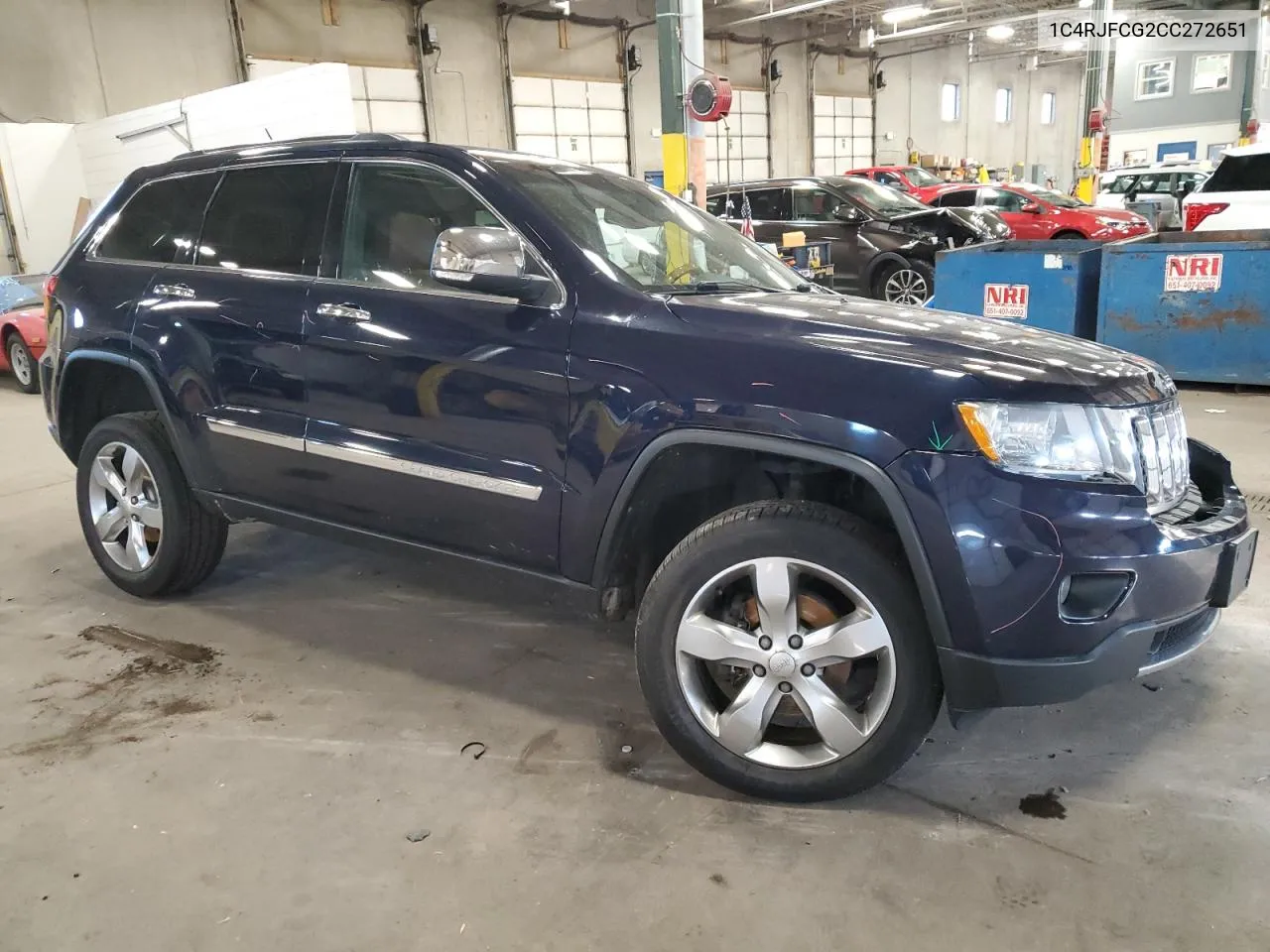 2012 Jeep Grand Cherokee Overland VIN: 1C4RJFCG2CC272651 Lot: 80345834