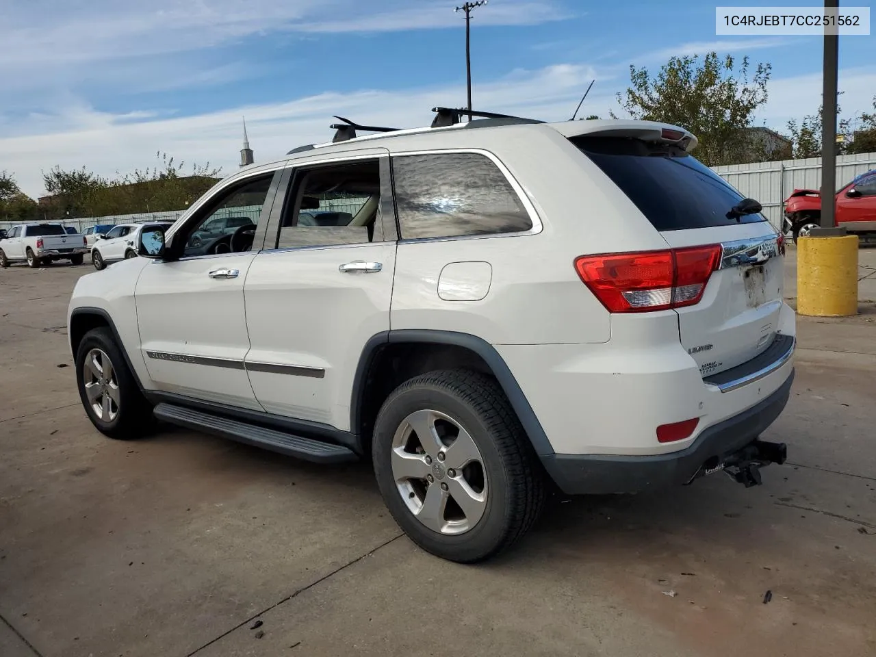 2012 Jeep Grand Cherokee Limited VIN: 1C4RJEBT7CC251562 Lot: 80359584