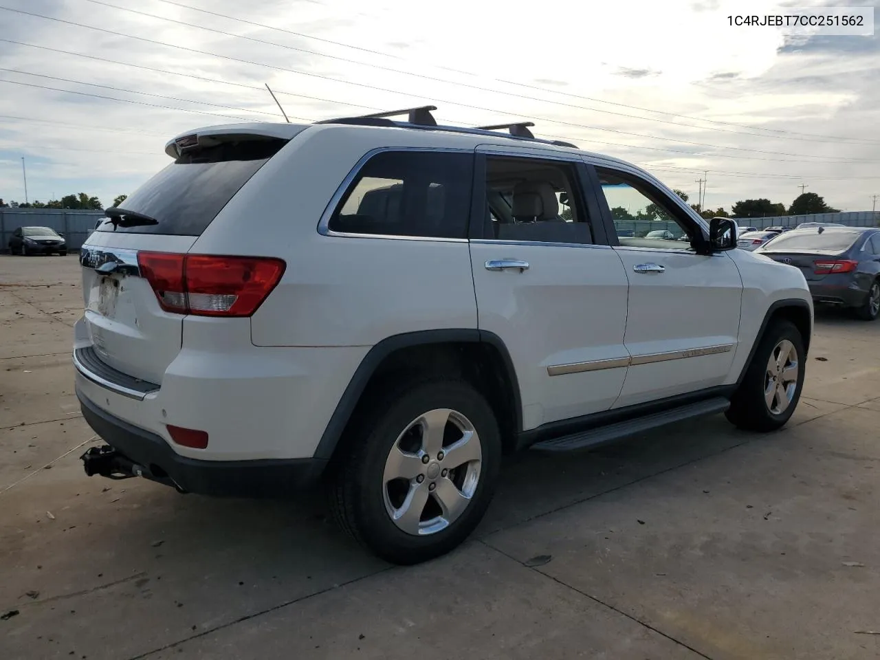 2012 Jeep Grand Cherokee Limited VIN: 1C4RJEBT7CC251562 Lot: 80359584