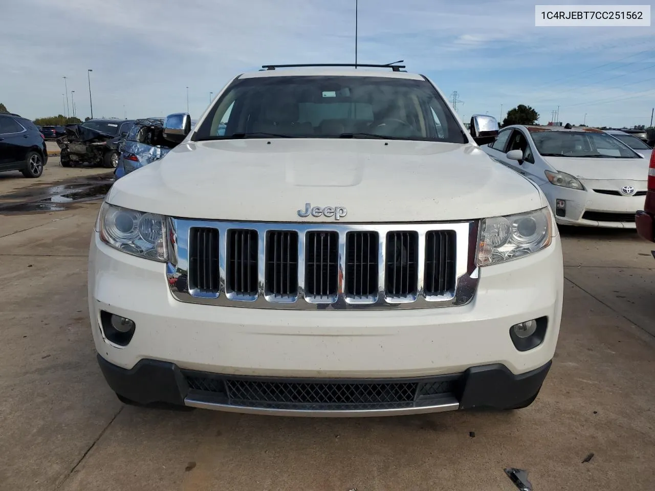 2012 Jeep Grand Cherokee Limited VIN: 1C4RJEBT7CC251562 Lot: 80359584