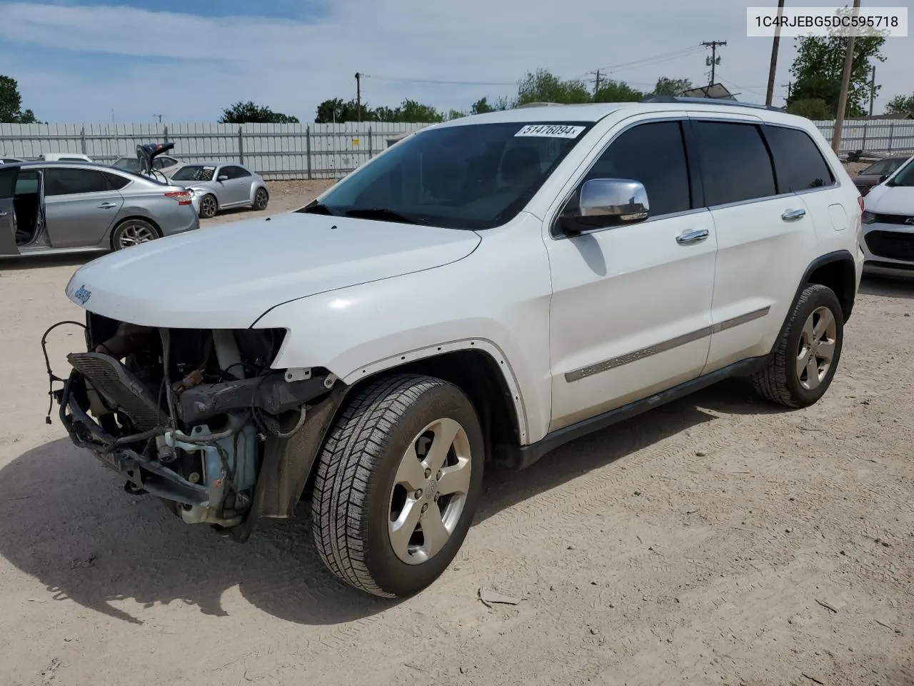 2013 Jeep Grand Cherokee Limited VIN: 1C4RJEBG5DC595718 Lot: 51476094