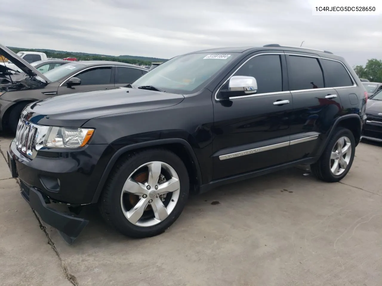 2013 Jeep Grand Cherokee Overland VIN: 1C4RJECG5DC528650 Lot: 51581684