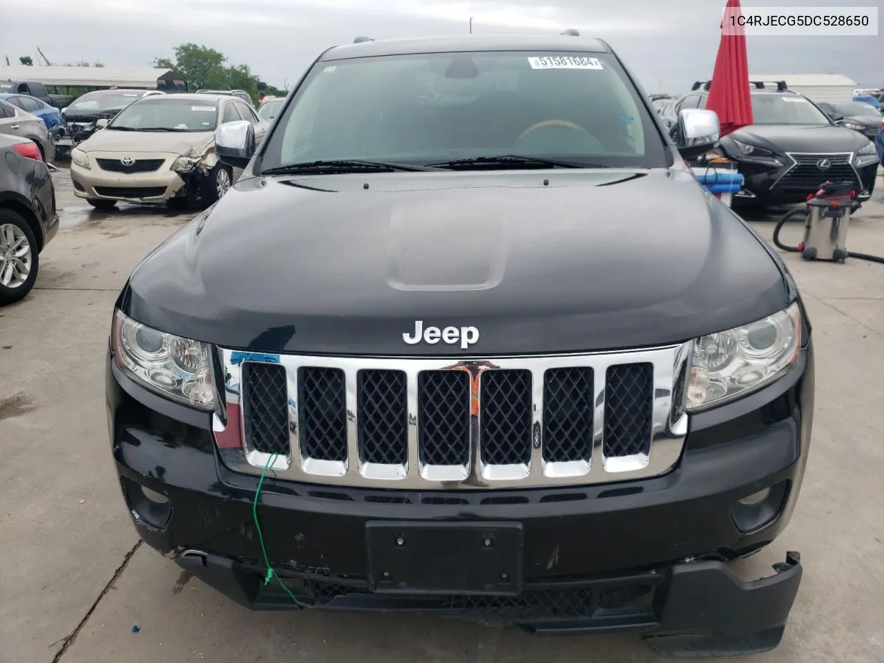 1C4RJECG5DC528650 2013 Jeep Grand Cherokee Overland