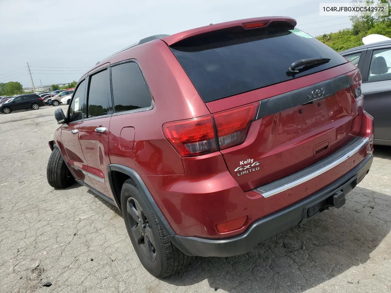 2013 Jeep Grand Cherokee Limited VIN: 1C4RJFBGXDC542972 Lot: 52095704