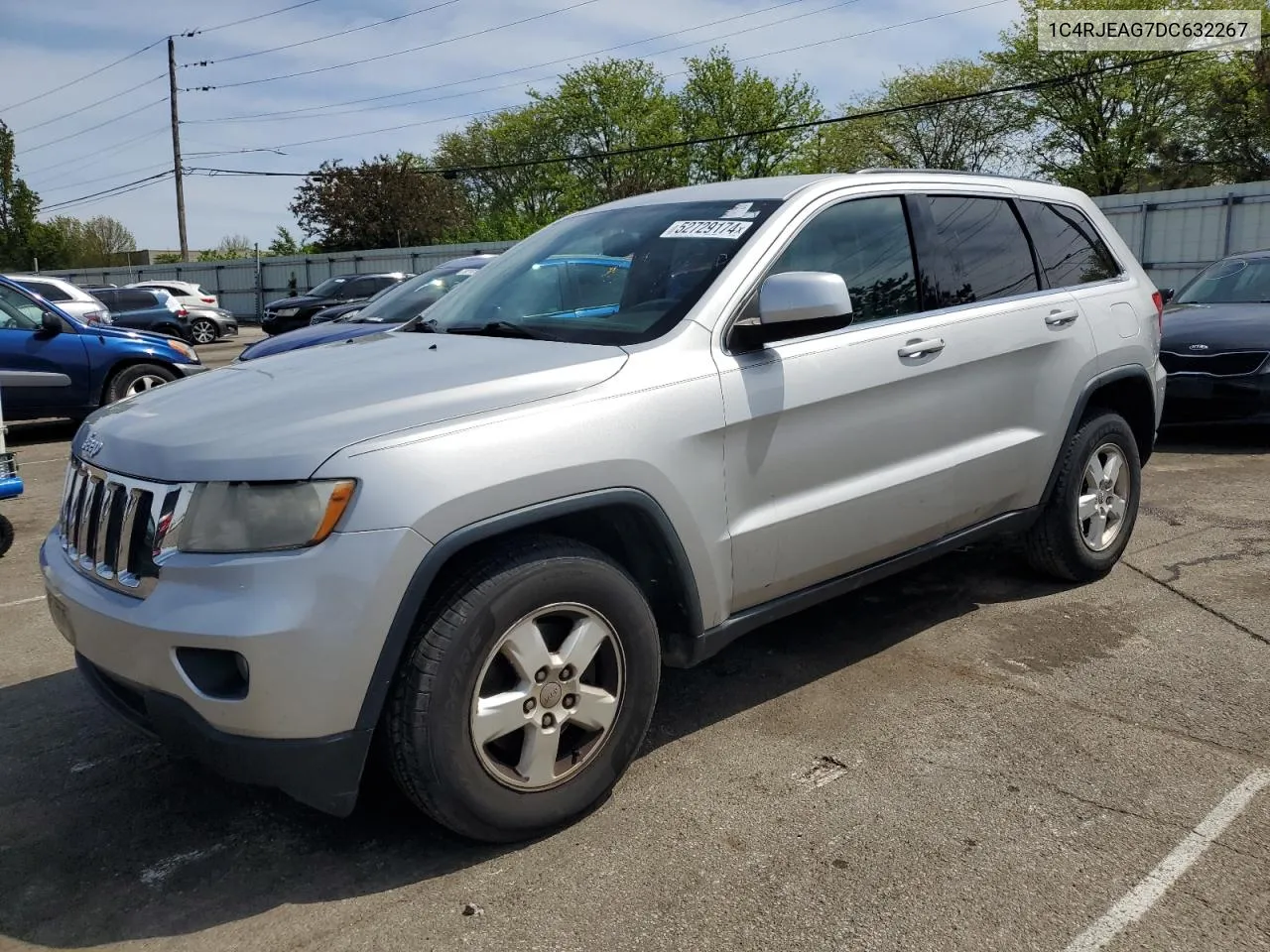 2013 Jeep Grand Cherokee Laredo VIN: 1C4RJEAG7DC632267 Lot: 52729174