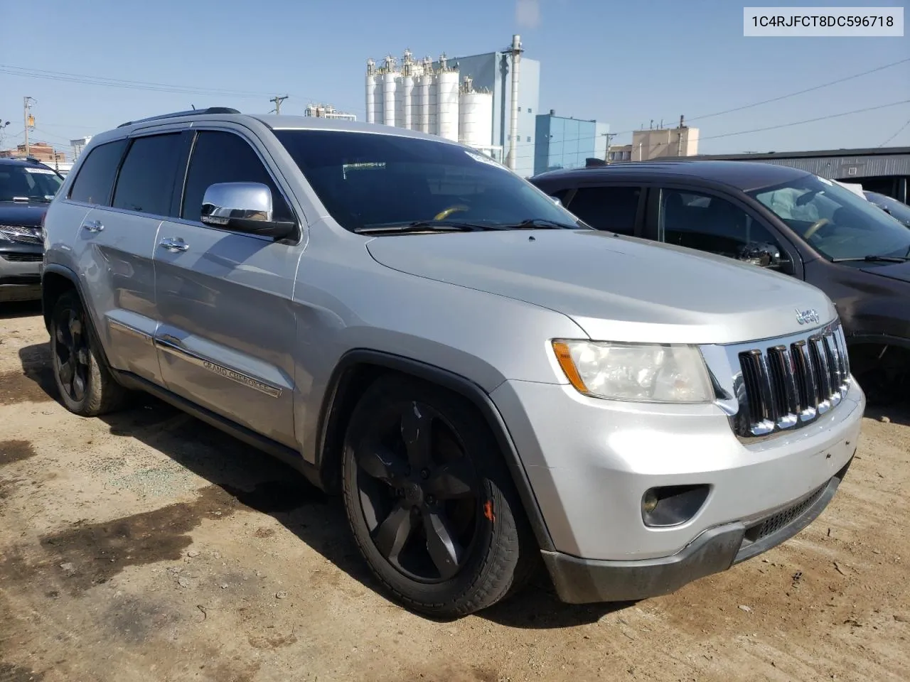 2013 Jeep Grand Cherokee Overland VIN: 1C4RJFCT8DC596718 Lot: 57548134