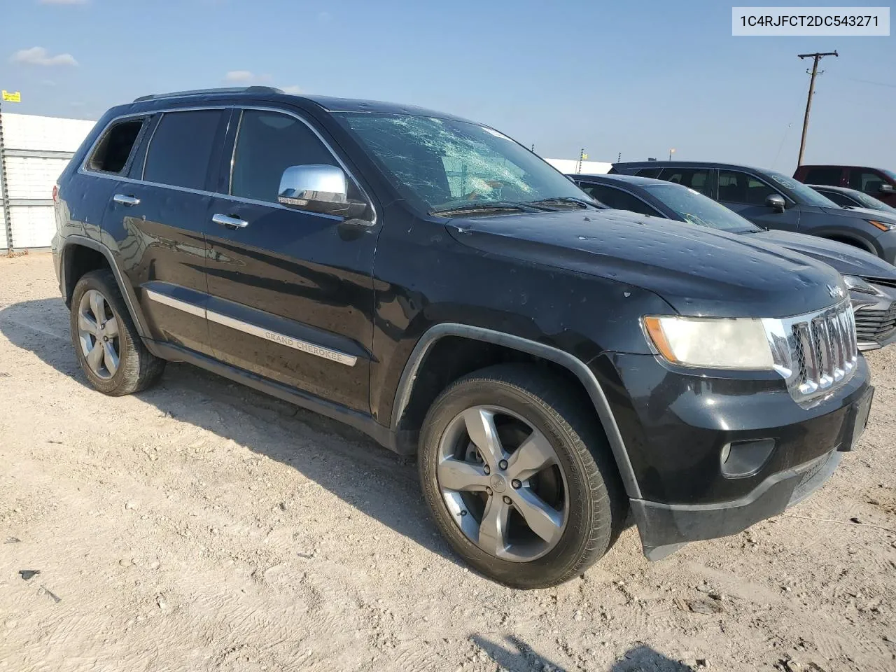 2013 Jeep Grand Cherokee Overland VIN: 1C4RJFCT2DC543271 Lot: 59346694