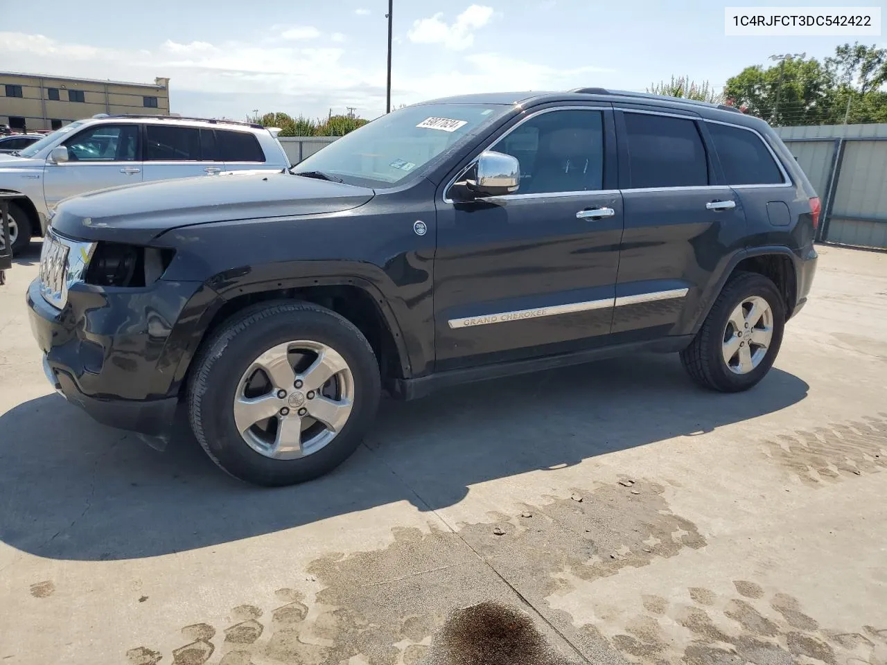 2013 Jeep Grand Cherokee Overland VIN: 1C4RJFCT3DC542422 Lot: 59877624