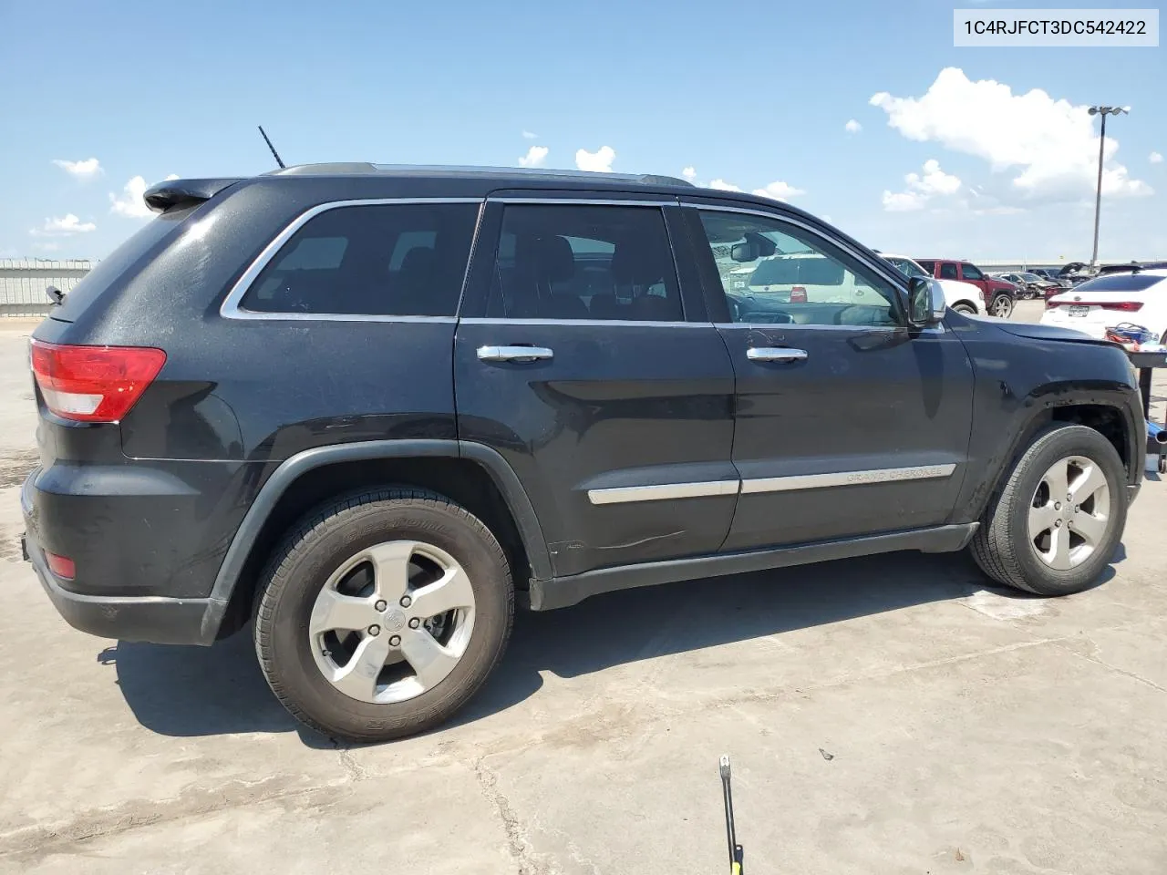 2013 Jeep Grand Cherokee Overland VIN: 1C4RJFCT3DC542422 Lot: 59877624