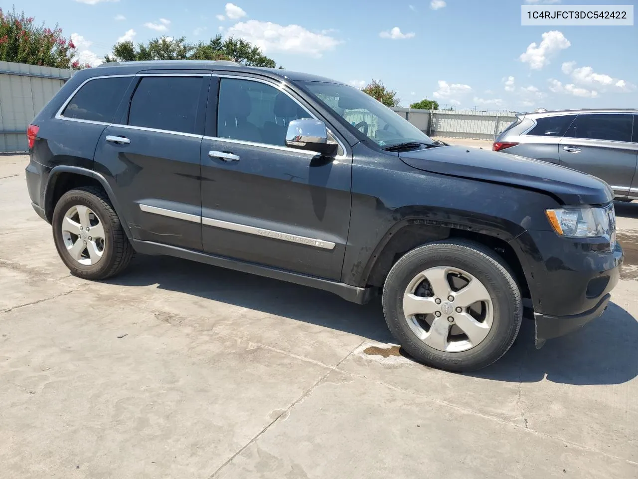 2013 Jeep Grand Cherokee Overland VIN: 1C4RJFCT3DC542422 Lot: 59877624