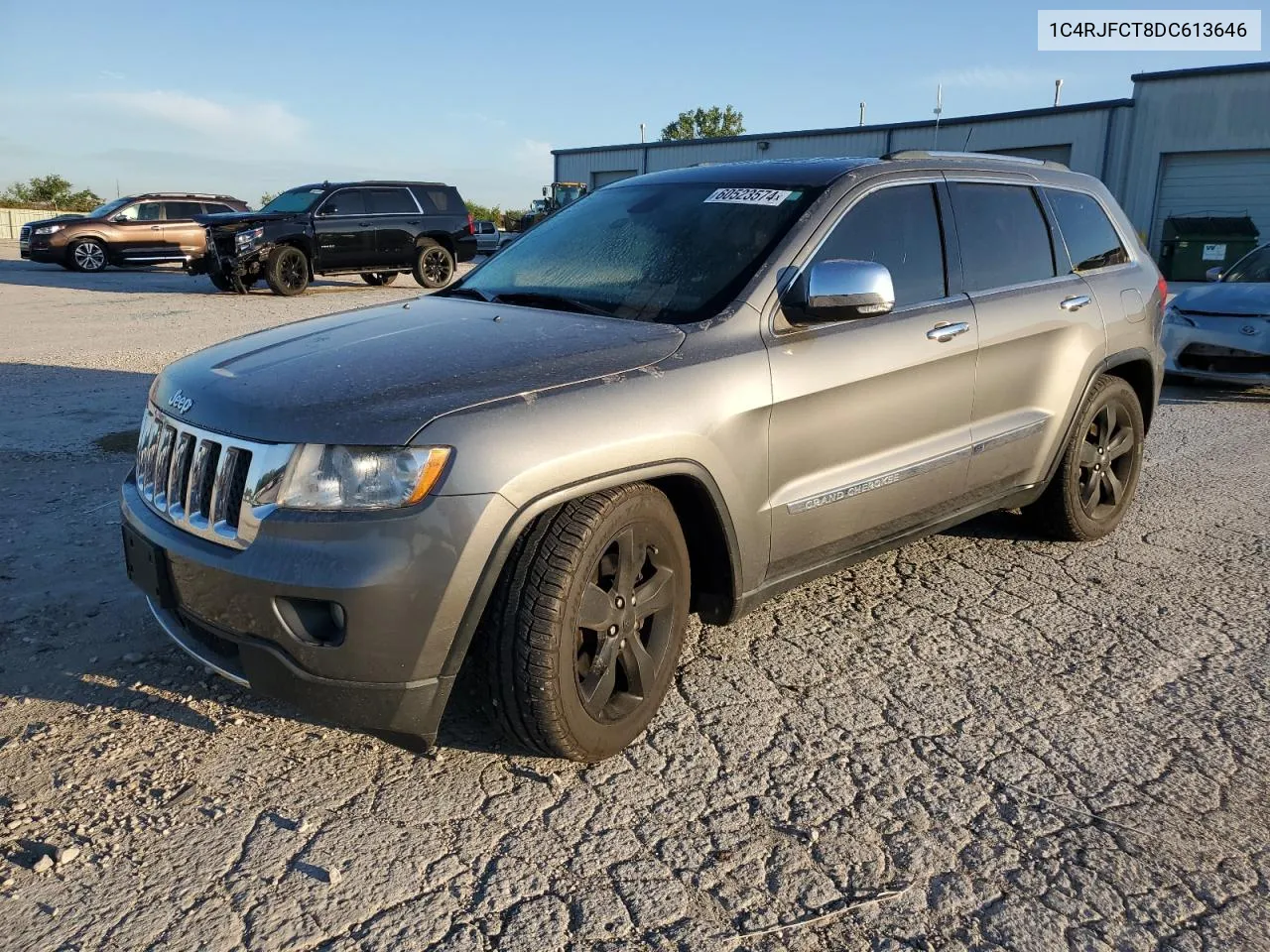 2013 Jeep Grand Cherokee Overland VIN: 1C4RJFCT8DC613646 Lot: 60523574