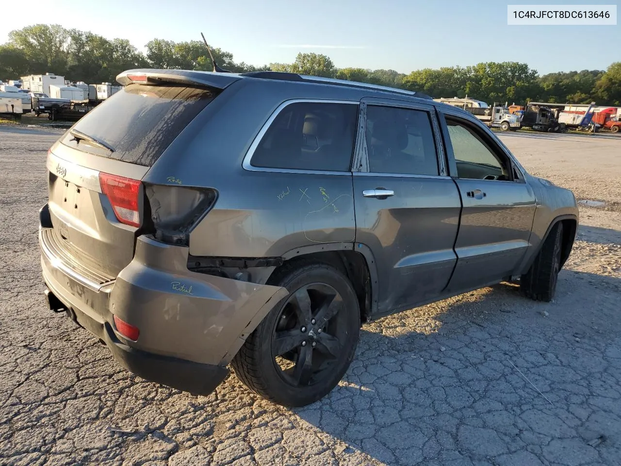 2013 Jeep Grand Cherokee Overland VIN: 1C4RJFCT8DC613646 Lot: 60523574