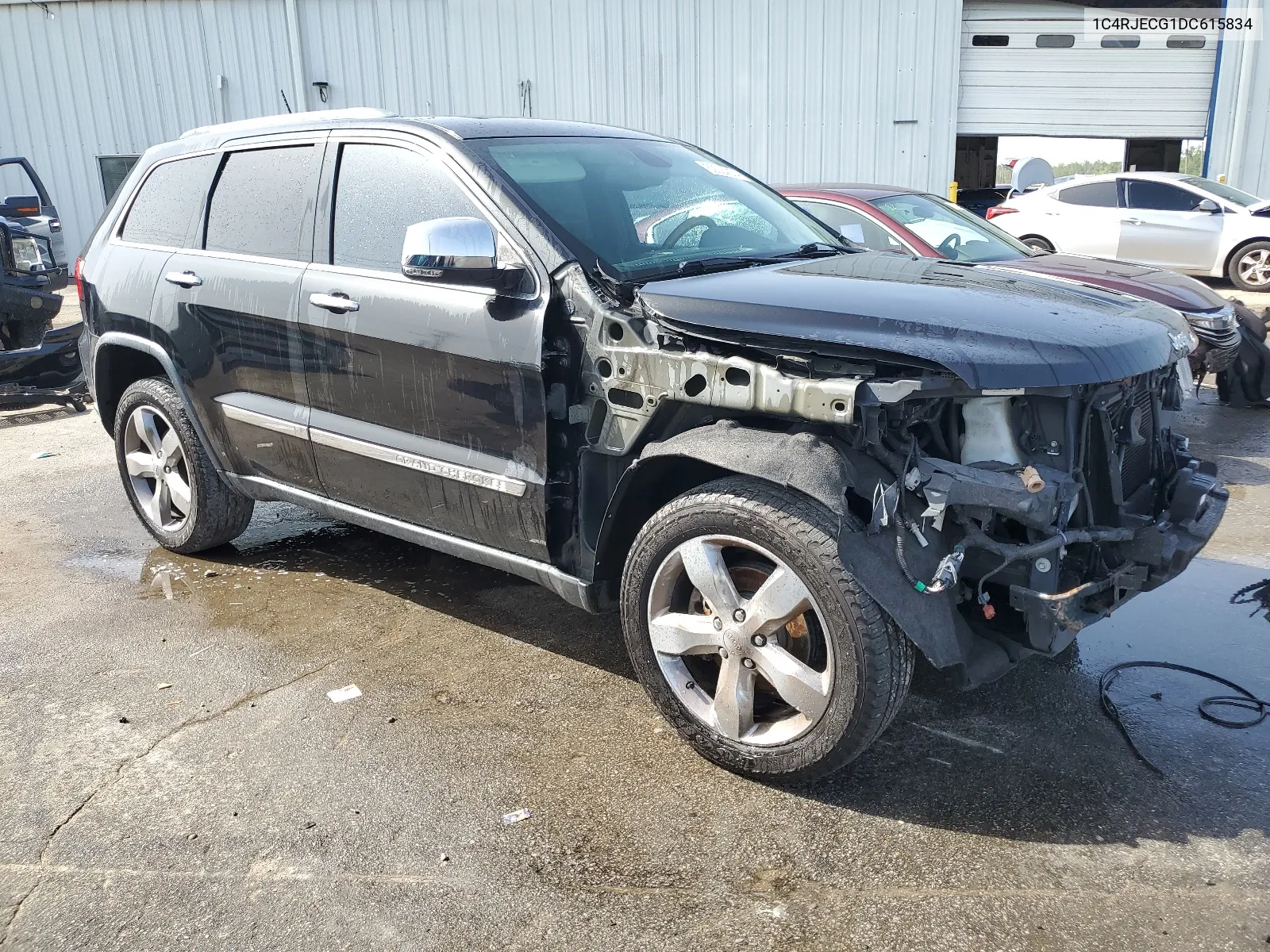 2013 Jeep Grand Cherokee Overland VIN: 1C4RJECG1DC615834 Lot: 62024374