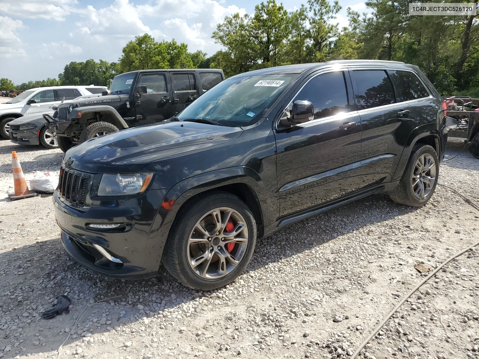 2013 Jeep Grand Cherokee Overland VIN: 1C4RJECT3DC526120 Lot: 62190814