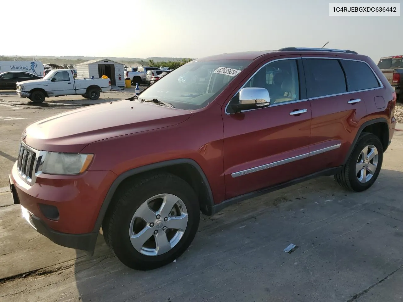 2013 Jeep Grand Cherokee Limited VIN: 1C4RJEBGXDC636442 Lot: 63026624