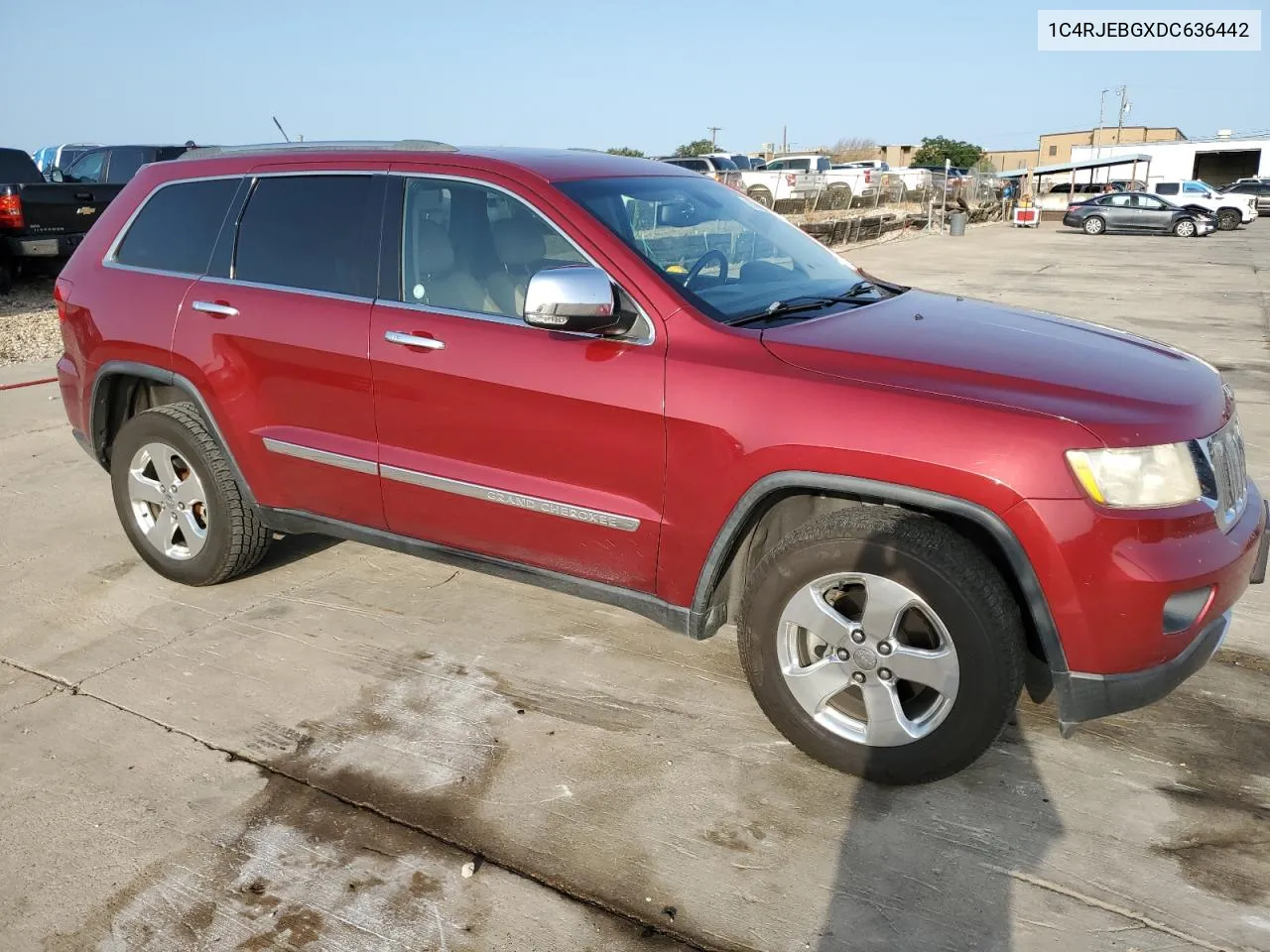 2013 Jeep Grand Cherokee Limited VIN: 1C4RJEBGXDC636442 Lot: 63026624