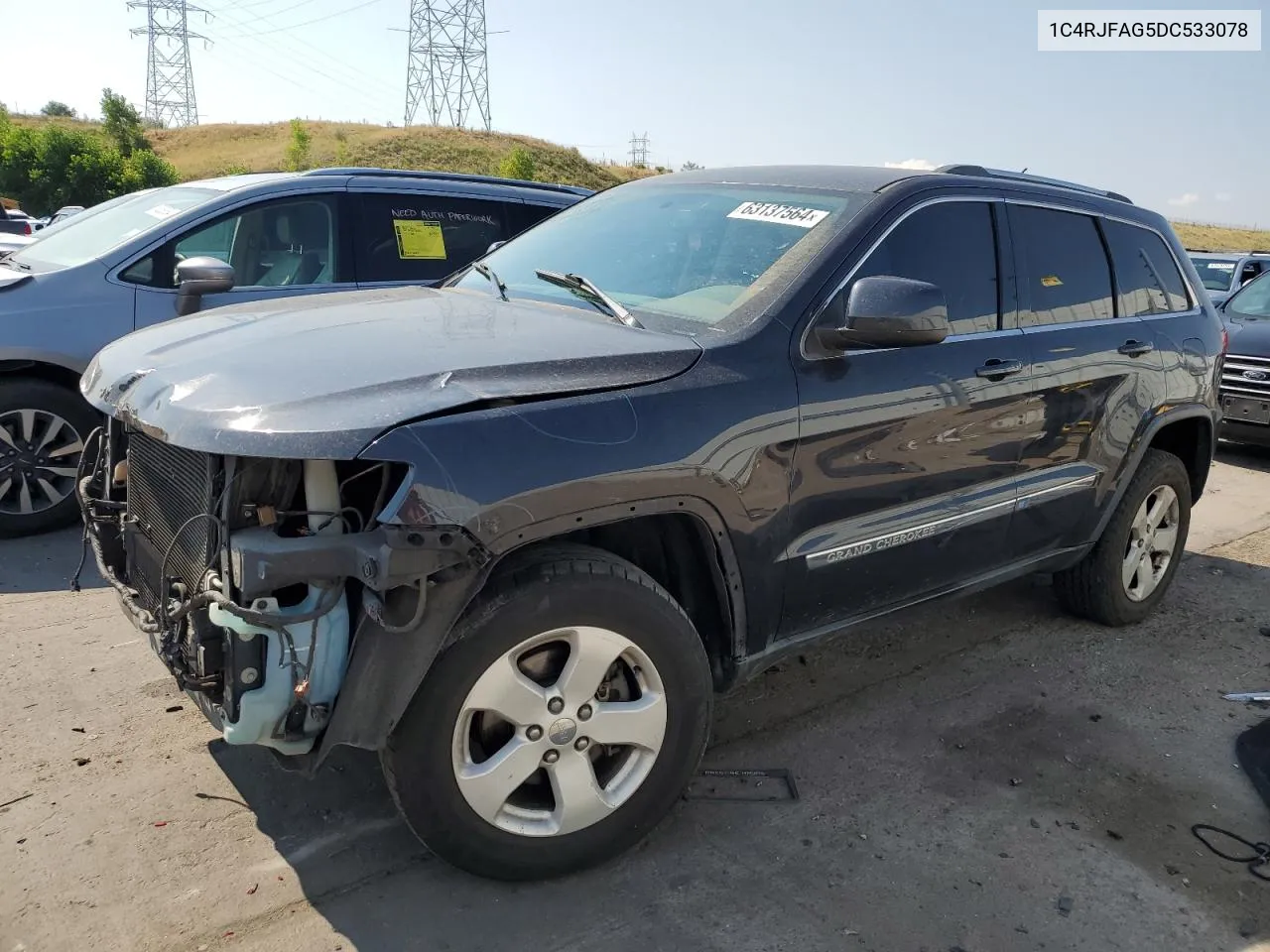 1C4RJFAG5DC533078 2013 Jeep Grand Cherokee Laredo