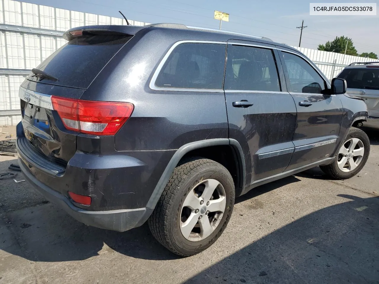 2013 Jeep Grand Cherokee Laredo VIN: 1C4RJFAG5DC533078 Lot: 63137564