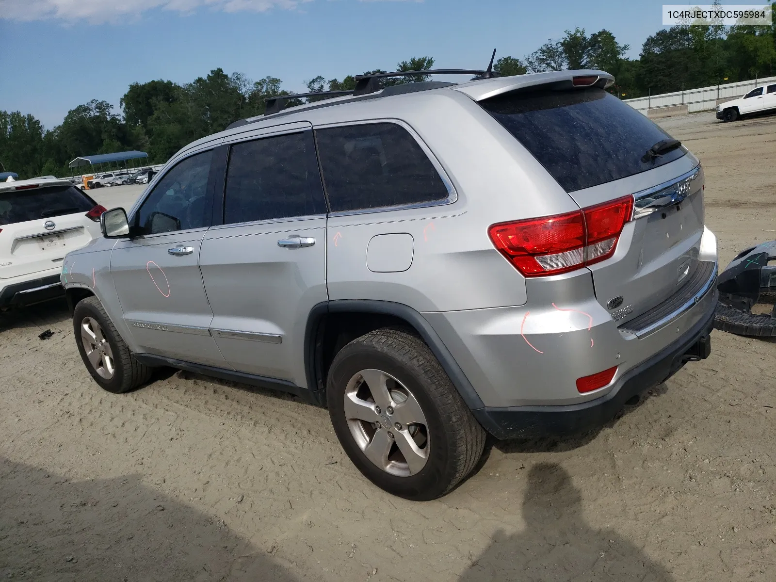 2013 Jeep Grand Cherokee Overland VIN: 1C4RJECTXDC595984 Lot: 63448364