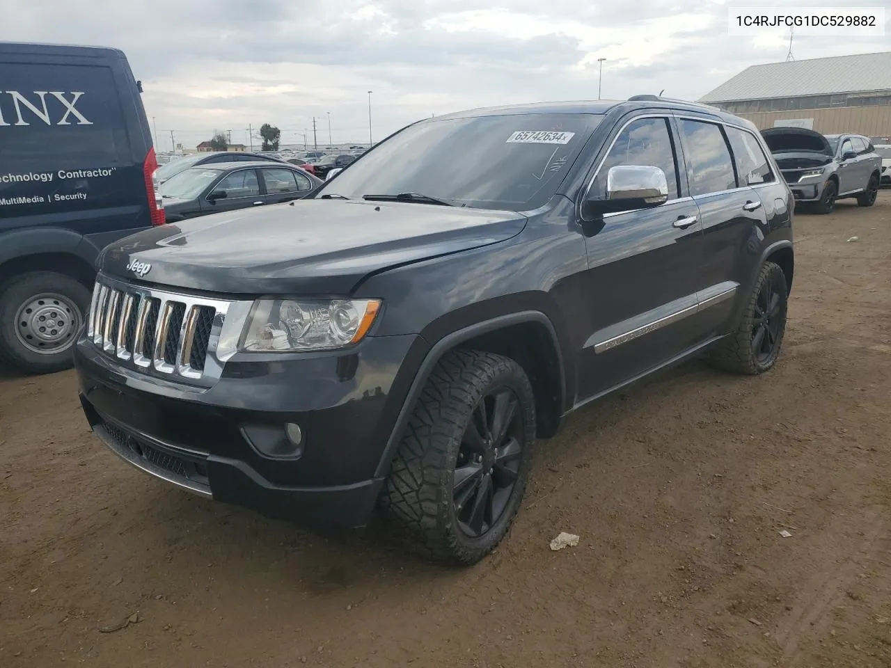 2013 Jeep Grand Cherokee Overland VIN: 1C4RJFCG1DC529882 Lot: 65742634