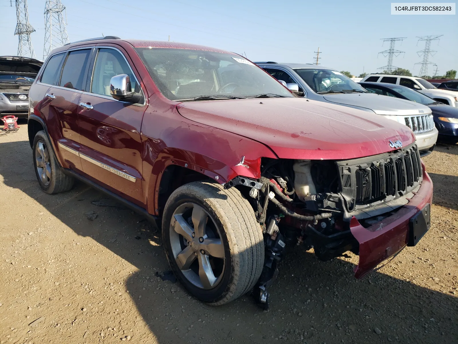 2013 Jeep Grand Cherokee Limited VIN: 1C4RJFBT3DC582243 Lot: 66942844