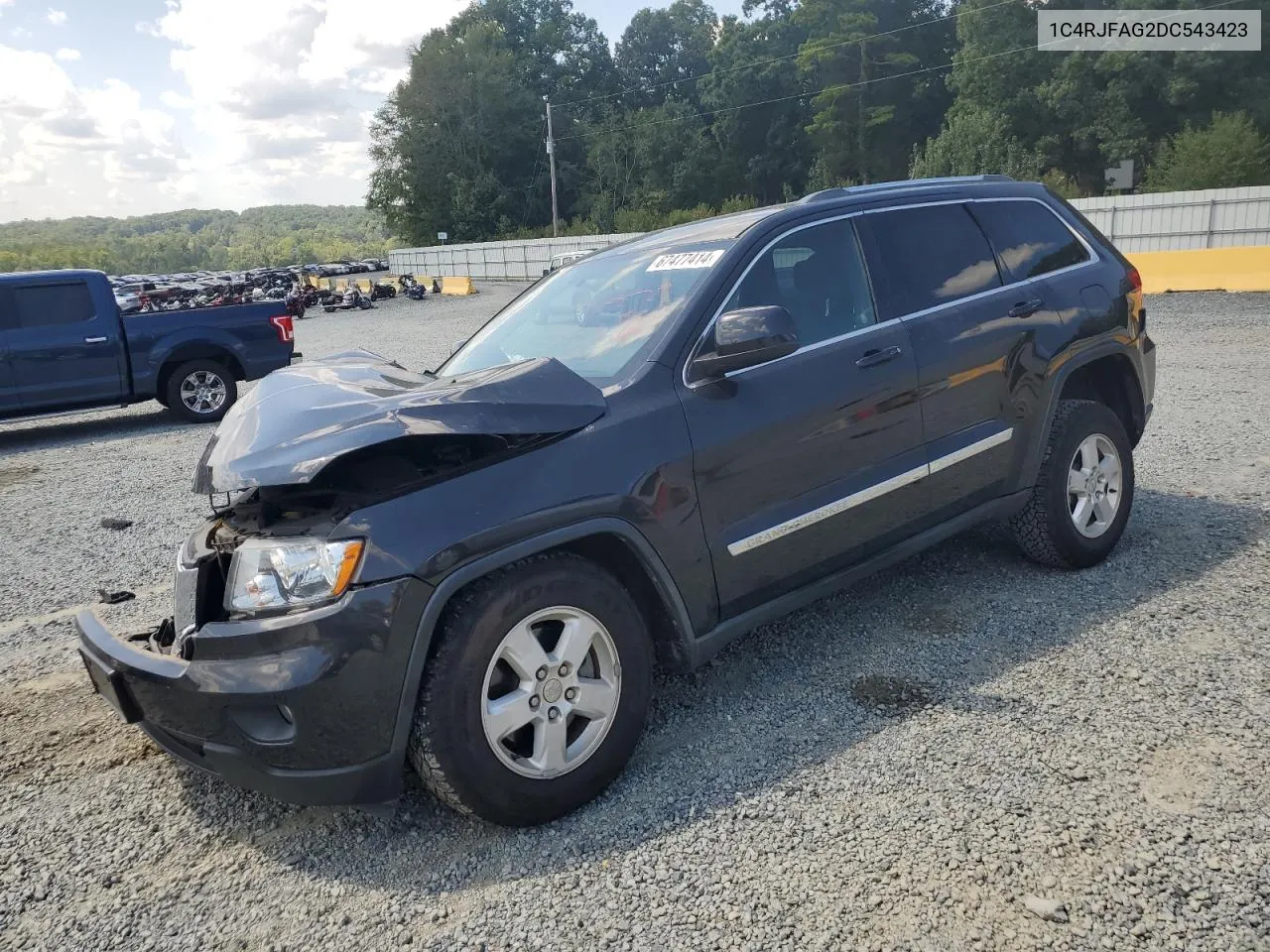 2013 Jeep Grand Cherokee Laredo VIN: 1C4RJFAG2DC543423 Lot: 67477414