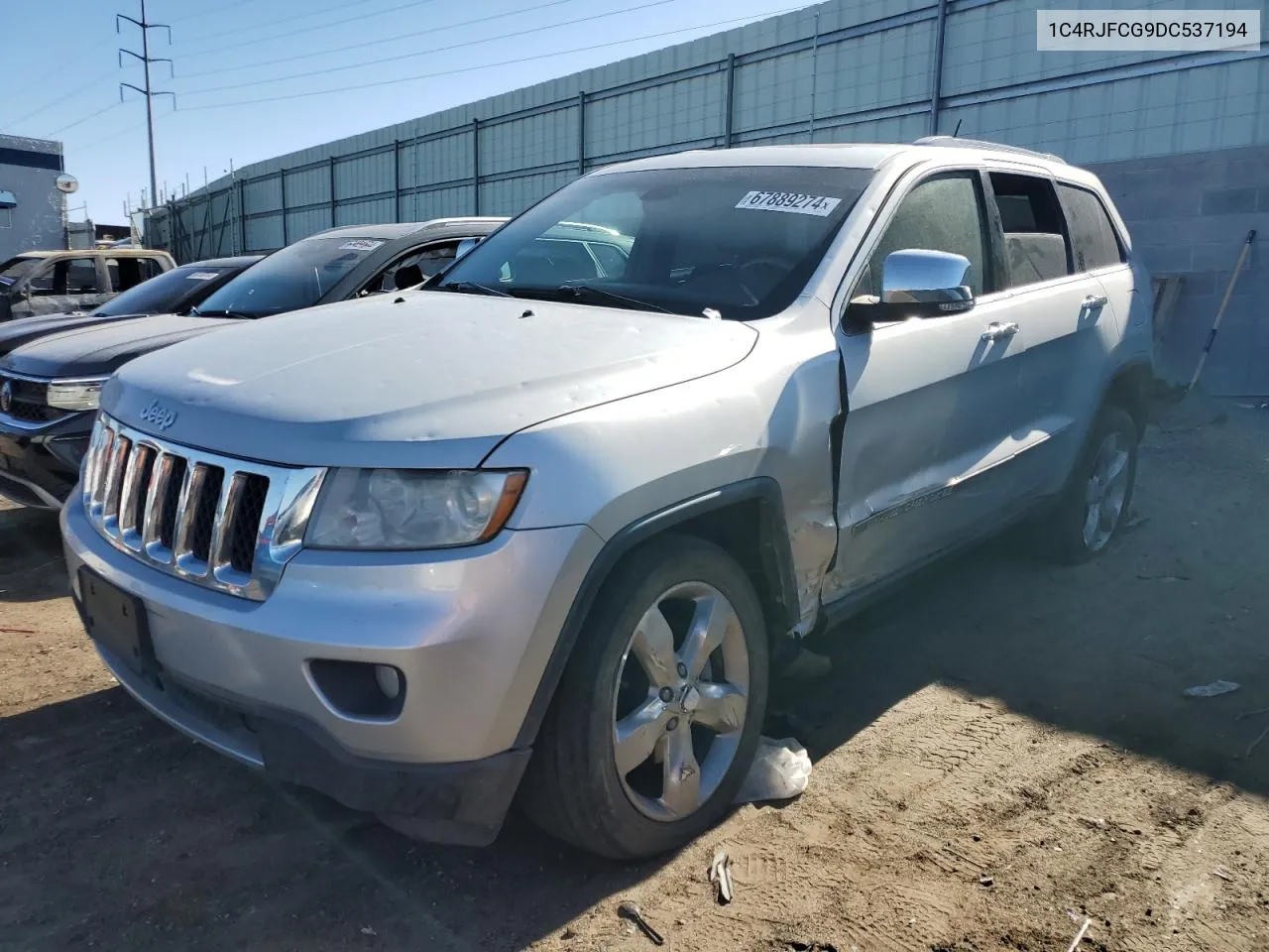 2013 Jeep Grand Cherokee Overland VIN: 1C4RJFCG9DC537194 Lot: 67889274