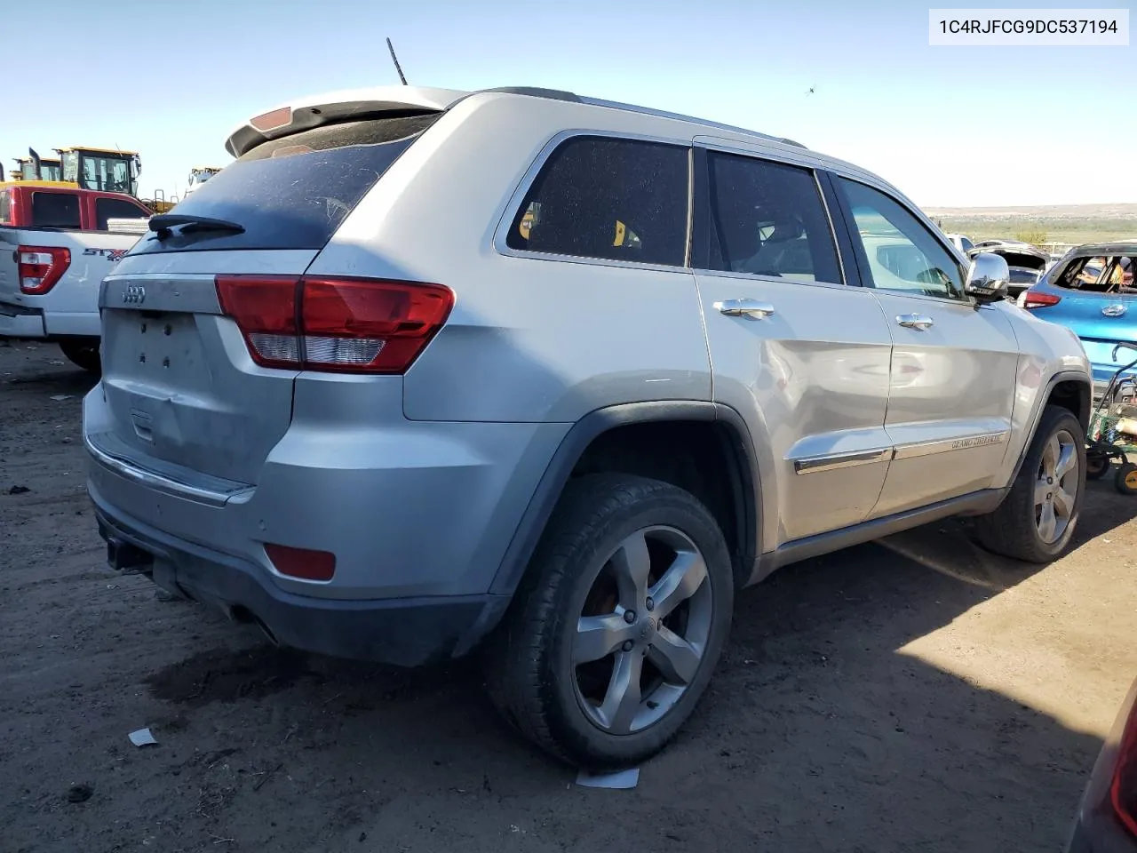 2013 Jeep Grand Cherokee Overland VIN: 1C4RJFCG9DC537194 Lot: 67889274