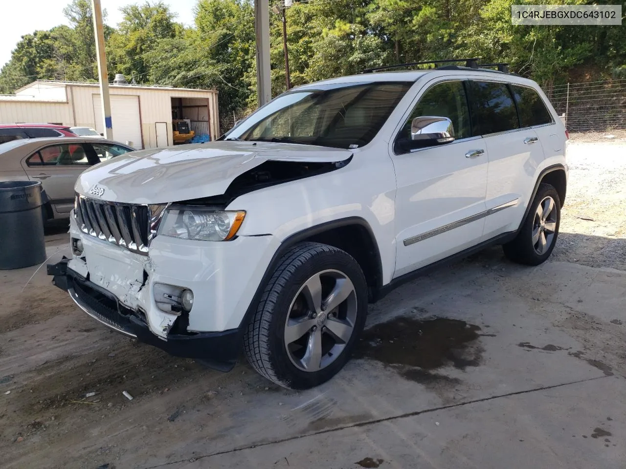 1C4RJEBGXDC643102 2013 Jeep Grand Cherokee Limited