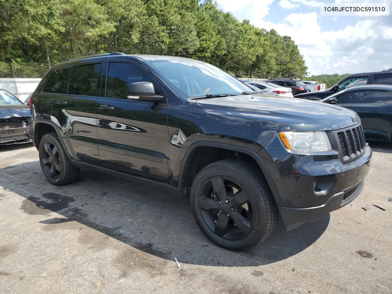 2013 Jeep Grand Cherokee Overland VIN: 1C4RJFCT3DC591510 Lot: 68932094