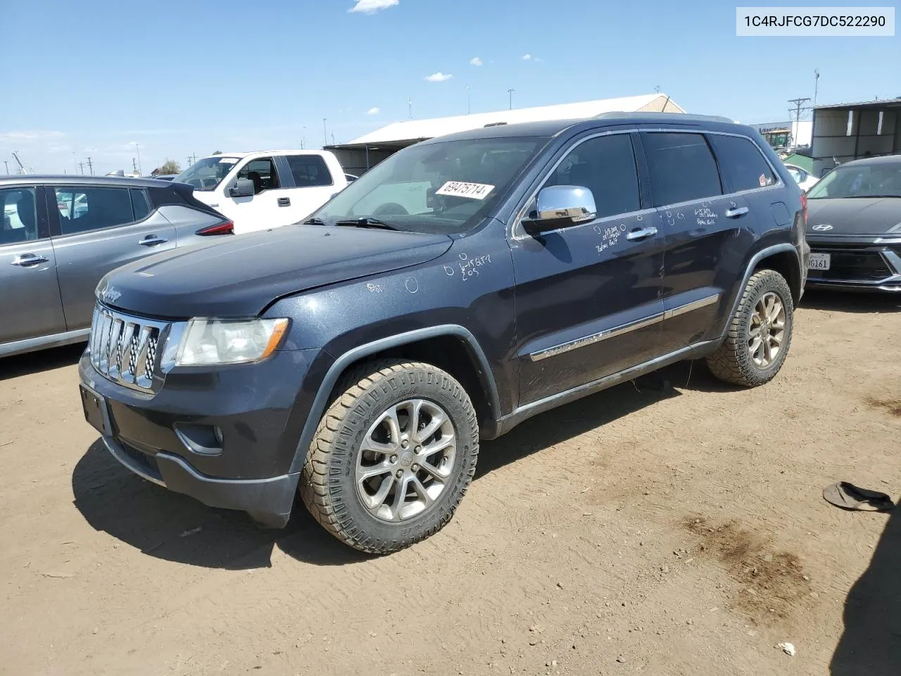 2013 Jeep Grand Cherokee Overland VIN: 1C4RJFCG7DC522290 Lot: 69475714