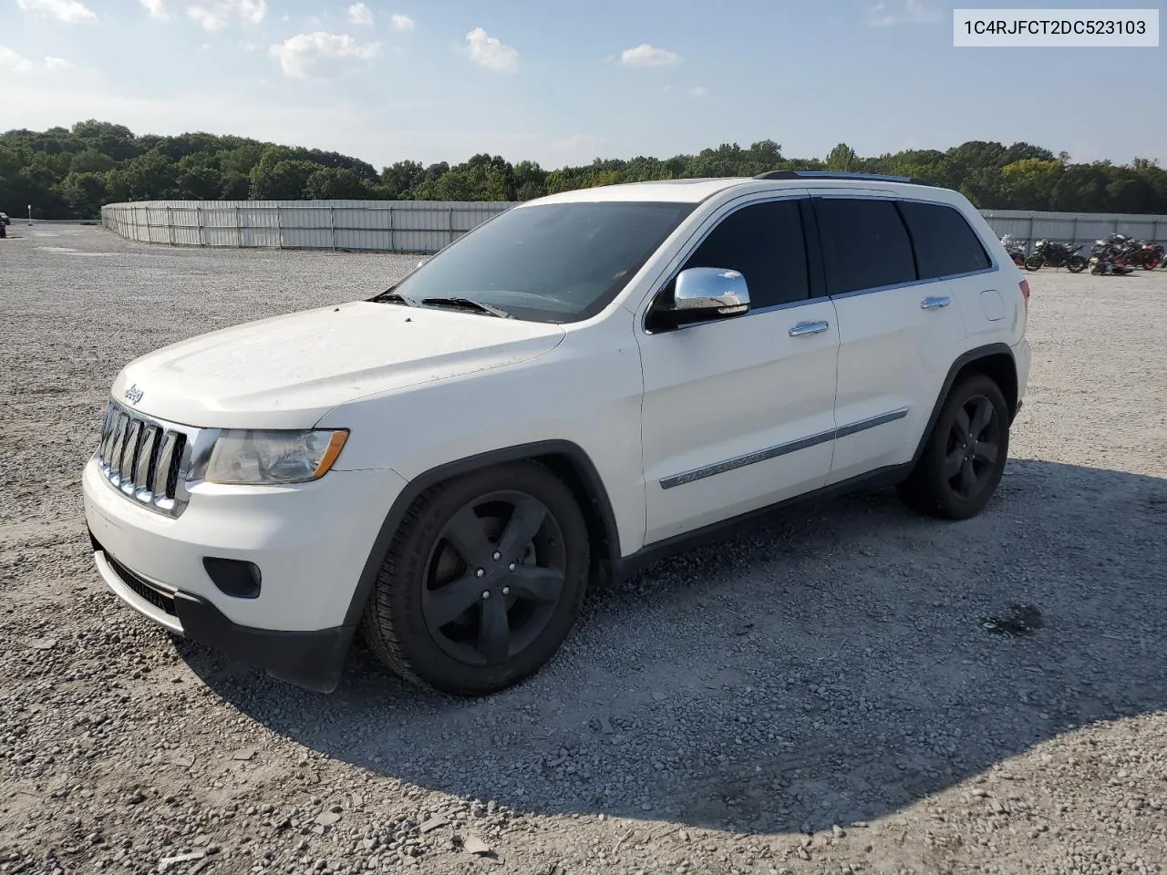 1C4RJFCT2DC523103 2013 Jeep Grand Cherokee Overland